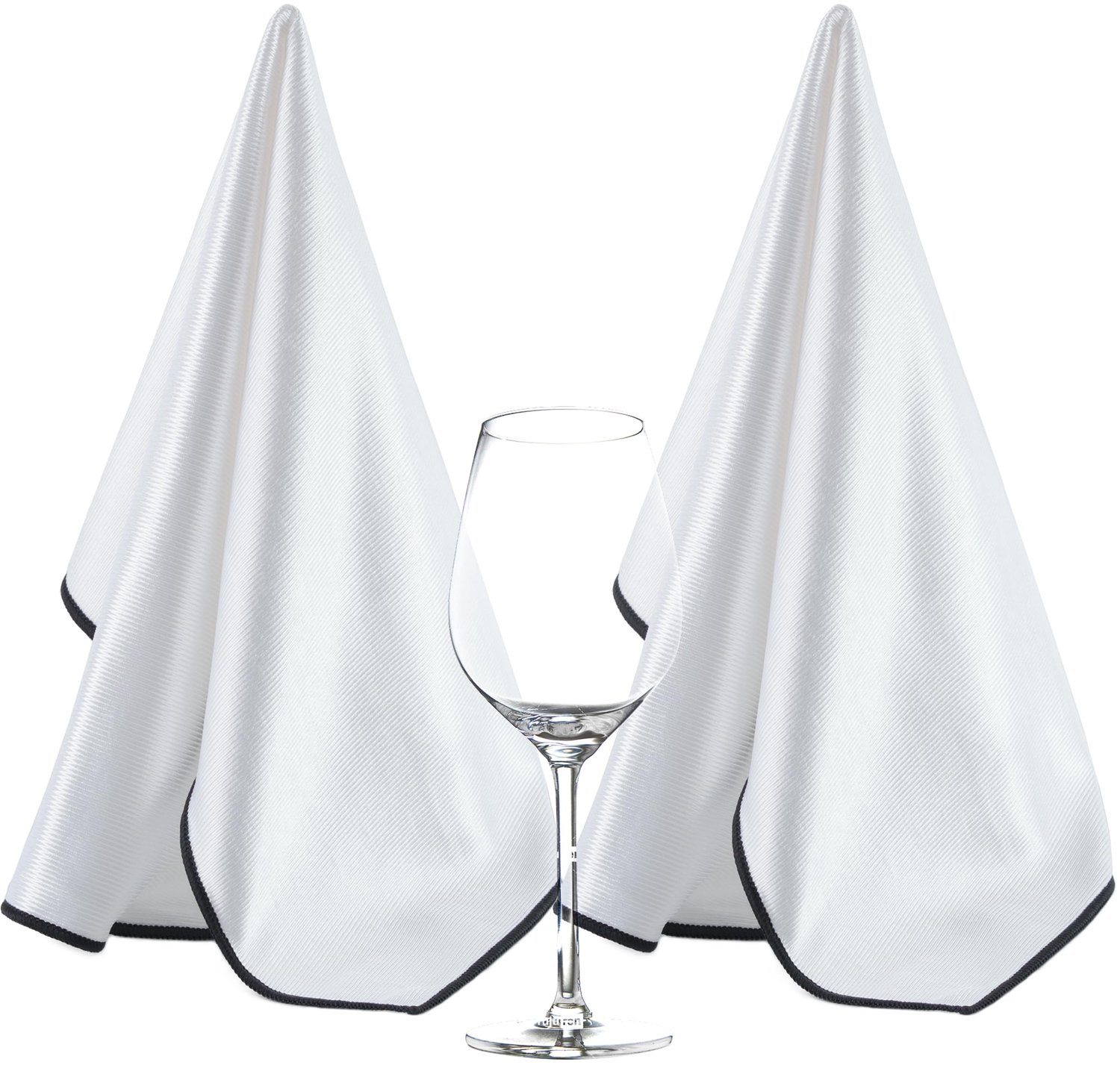 Microvezeldoek voor Wijn Glazen - 2 Stuks