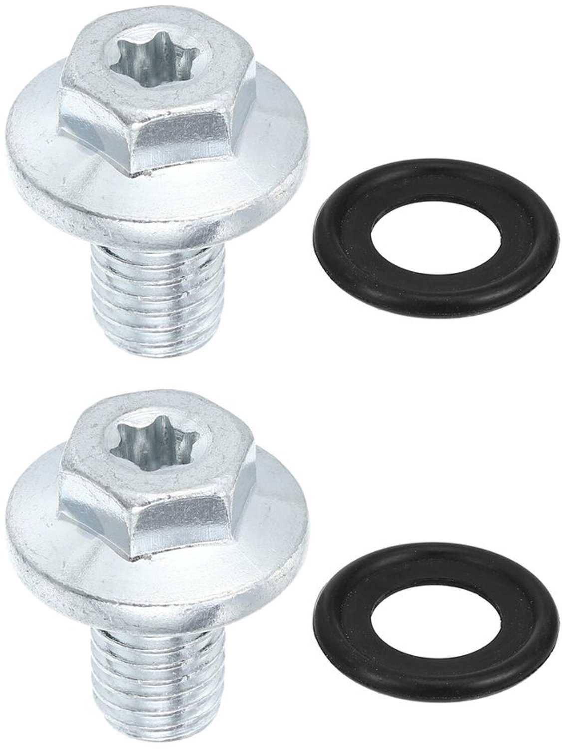 Afvoerplug Zilverkleurig - Olie Afvoerplug - M12x1.75 - Staal - Eenvoudige installatie - Goede afdichtingsprestaties - Olieplug