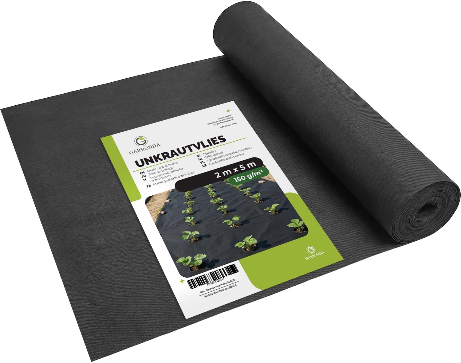 Garronda Geotextiel 150 g/m² 2 × 5 m GD-0177 - ShopVlot