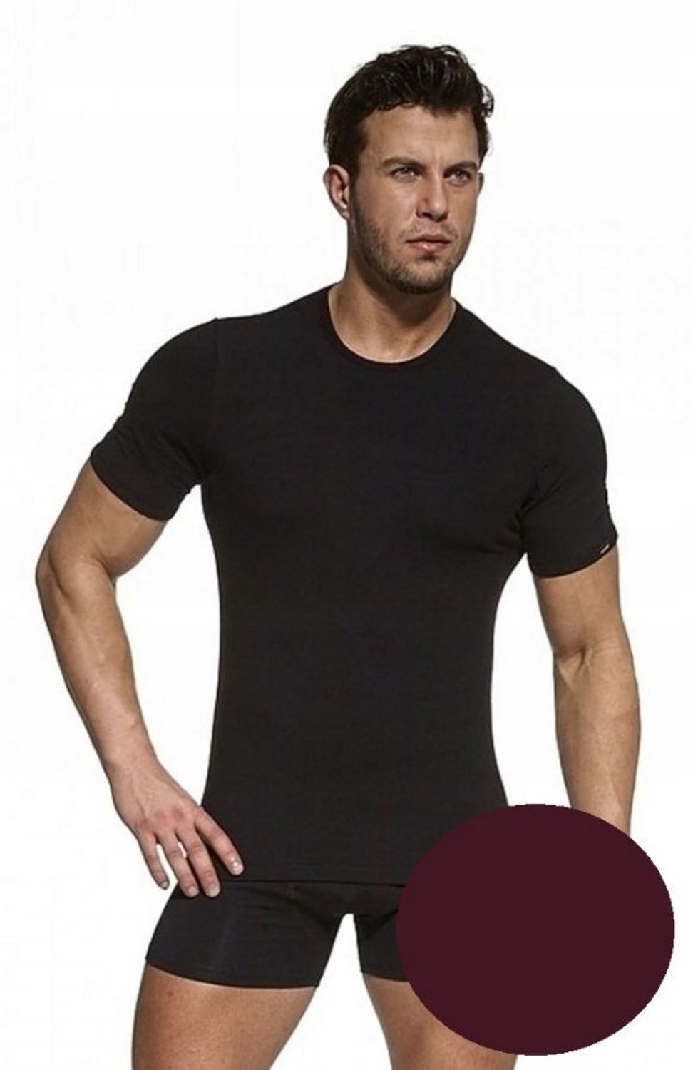 Cornette Heren T-shirt HE 532 NEW Claret XL - Comfortabele Katoen