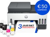HP Smart Tank 7605 – All-in-One Kleurenprinter – Inkjet Tankprinter – Wifi, Ethernet & AirPrint – ADF & Fax – Tot 3 Jaar Printen – Printen, Scannen, Kopiëren, Faxen – Zonder Cartridges