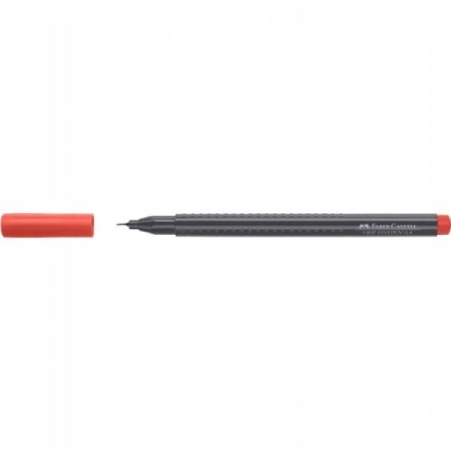 Faber-Castell Grip Fineliner Pen - Rood, 0.4 mm