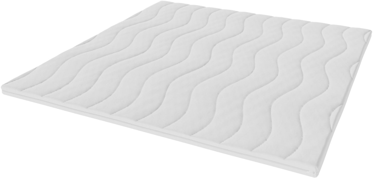 Toros Bedden Topmatras 200x200 - Koudschuim 7 cm - Premium Tijk Topper Wit