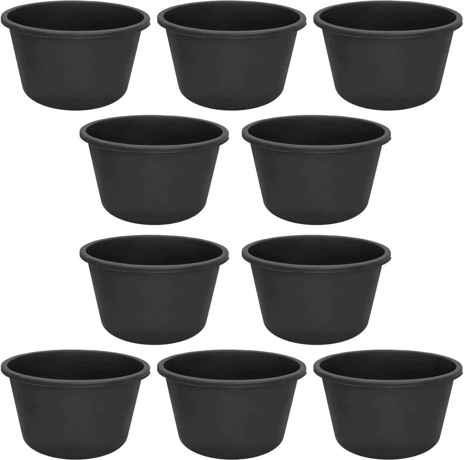 Bouwvak Kastra 90L Zwart - Set van 10 Stuks
