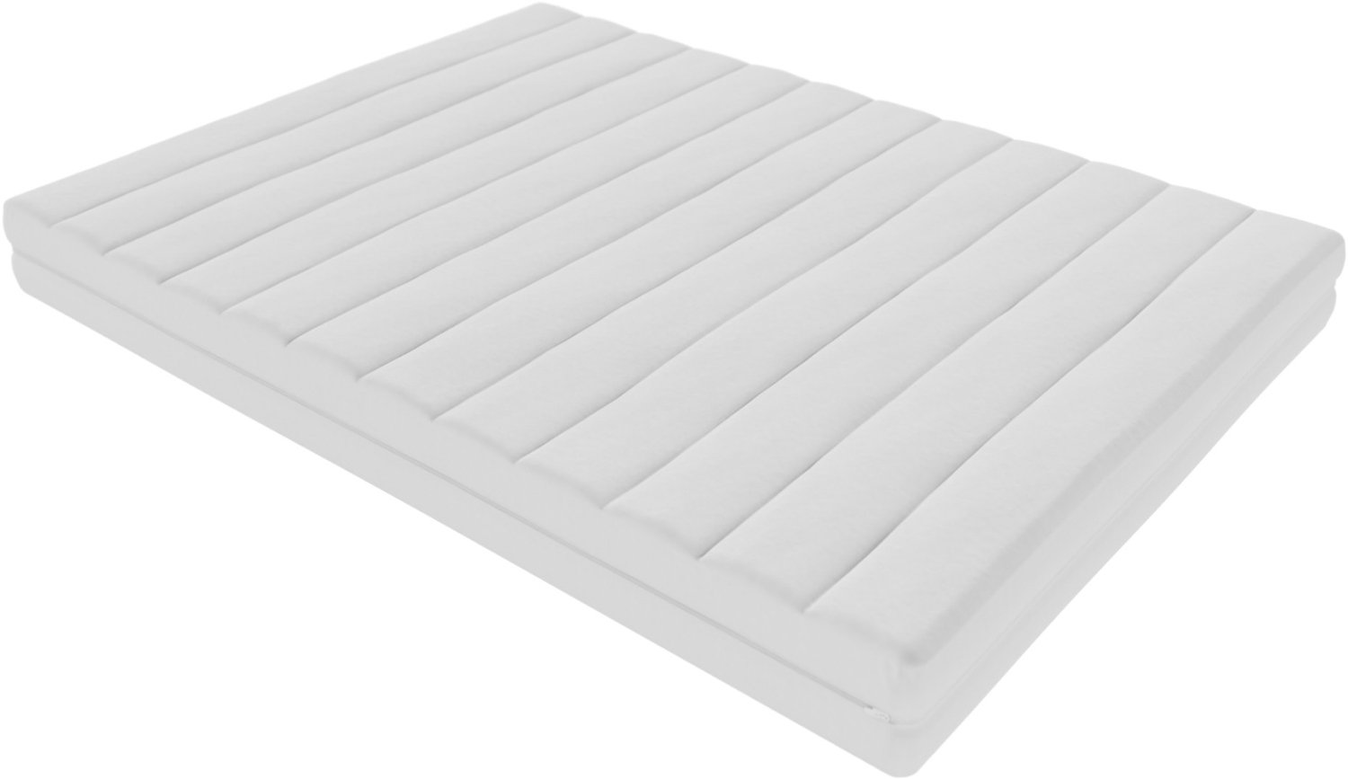 Toros Bedden Deluxe Matras Koudschuim 140x190 - Hybride 20cm dik - Bamboo Tijk - Stevig Wit