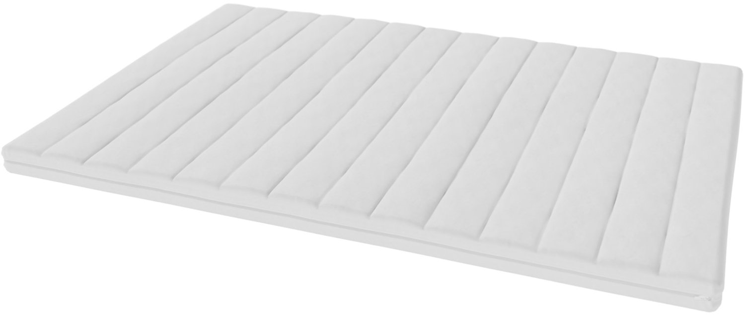 Toros Bedden Topdekmatras 140x210 - Topper Hotel XL - Koudschuim HR45 10cm dik - Luxe Tijk - 140x210 Wit