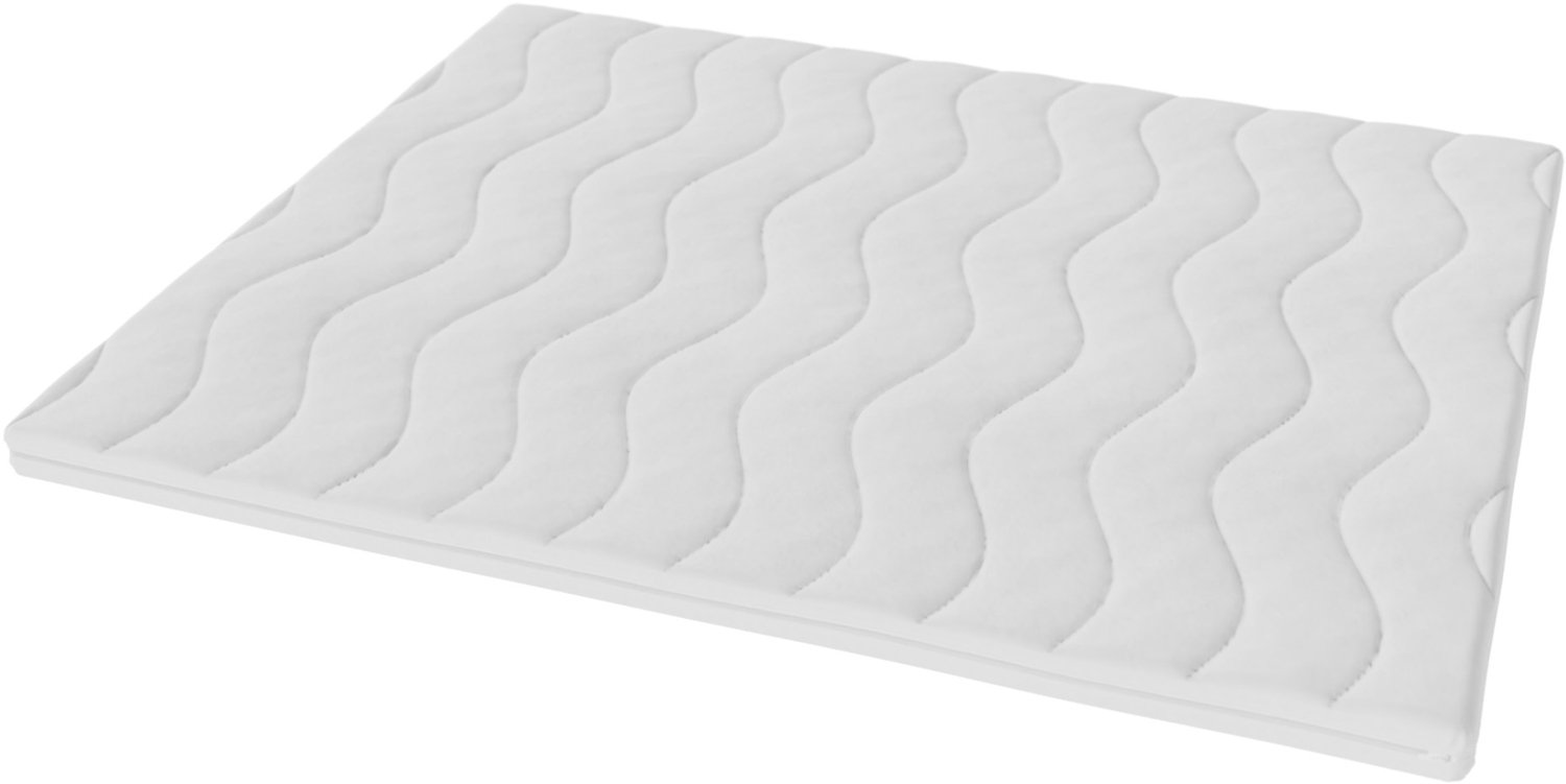 Toros Bedden Topdekmatras 160x200 - Topper Hotel XXL - Koudschuim HR45 9cm dik - Luxe Tijk - 160x200 Wit