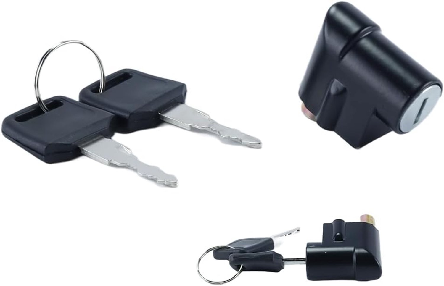 Motorfiets stuurslot - geschikt voor GS125 GN125 HJ125 - RVS - betrouwbare beveiliging - Vemera