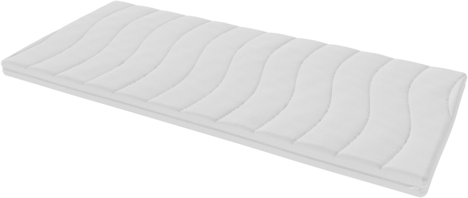 Toros Bedden Topper 90x200 - 9 cm HR Koudschuim - Topmatras / Topdekmatras - Afritsbare Bamboe Hoes - Wasbaar - Anti -allergisch - Hotelkwaliteit wit