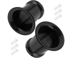 Windance 2pcs 50mm 1.97inch Carburetor Air Filter Trumpet Speed Stack Funnel Compatible for PE VM 21mm 24mm 26mm 28mm - ShopVlot