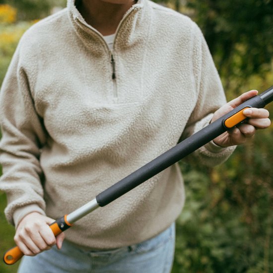 Fiskars OneClick Smalle Bladhark met Telescoopsteel (119-174cm) — afbeelding 3