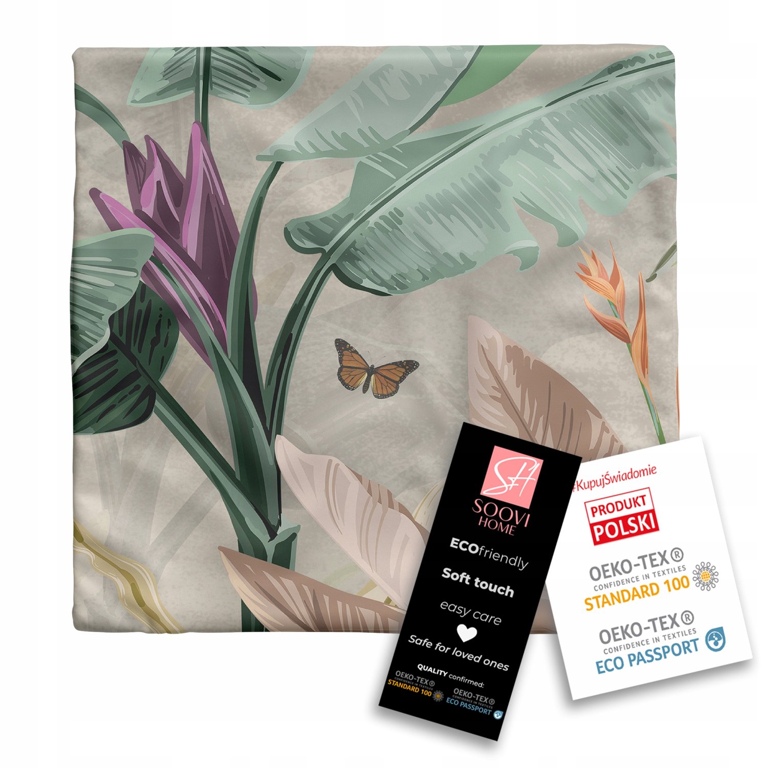 Waterdichte Tuinkussenhoes 45x45 cm SOOVI - UV-bestendig & Vlekwerend