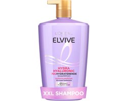 L'Oréal Paris Elvive Hydra Hyaluronic Shampoo - Voor verzwakt, futloos haar - 10x meer hydratatie - 1L