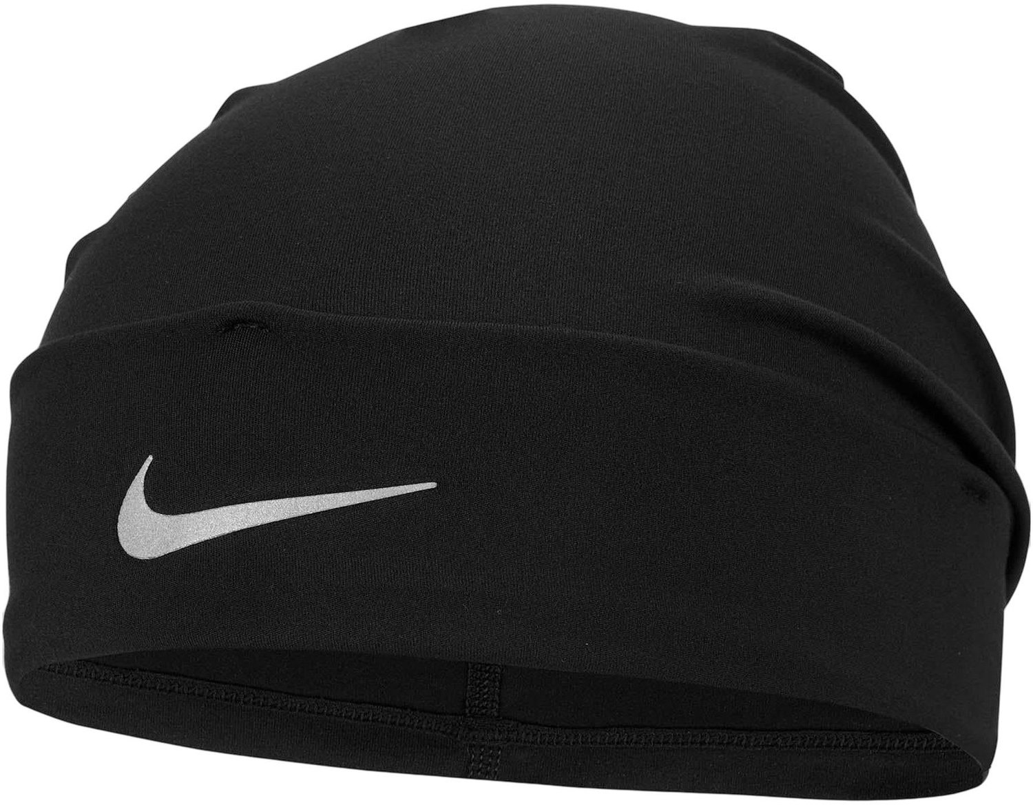 Nike Peak Dri-FIT Cuffed Running Beanie Zwart