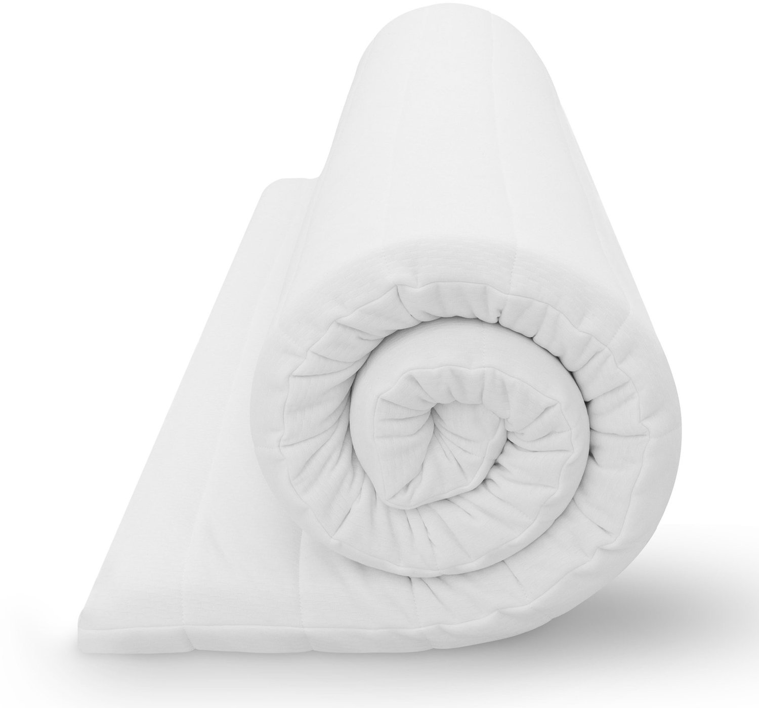 Sleepneo Topper 180x200 - Topdekmatras van koudschuim - Ademend en comfortabel - Topper tweepersoons - 5 cm dik Wit