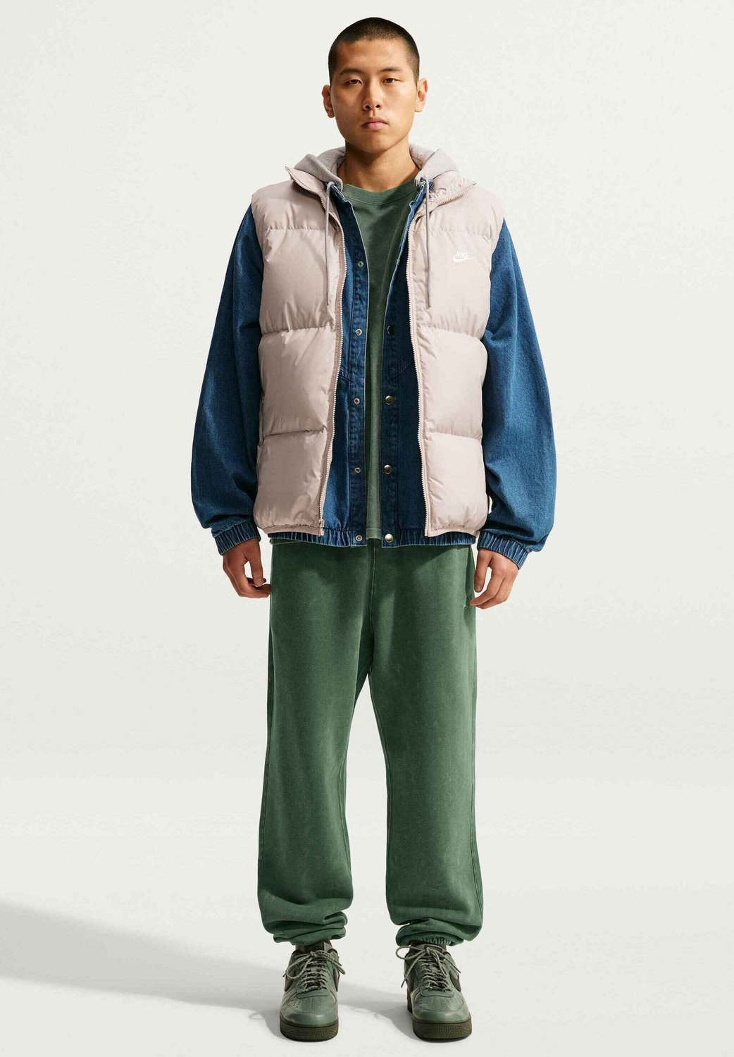 Nike Sportswear Club Bodywarmer – Heren Beige