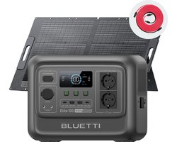 BLUETTI Elite 100 V2 + PV100 Zonnepaneel 100W - 1024Wh - 1800W Powerstation - Zonne-energie Opslaan - Noodstroom - Camping en Camper