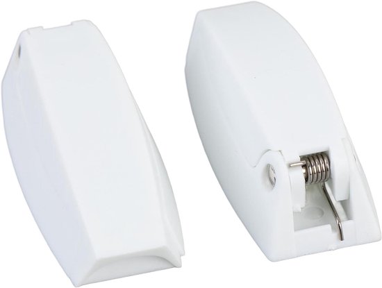 Set van 2 witte deurklemmen voor caravans — afbeelding 2