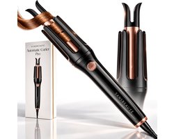 Sansbeauté Automatische Krultang - Keramische Haarkruller - Haarkrultang - Hair Curler - Haarstyler - Wavy Hair - Curling Iron - Krulborstel Roterend - Golvenkrultang - Wave Krultang