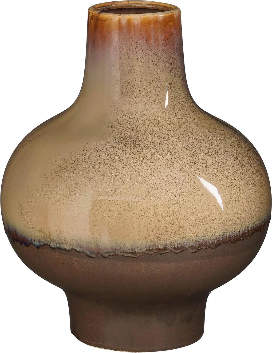 Goossens Vaas Jacy - paars - keramiek - 24 x 30 x 24 keramiek paars