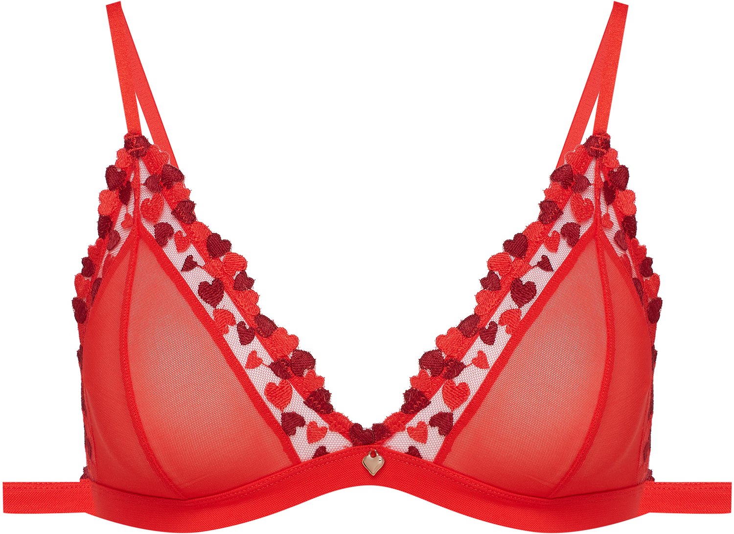 ESOTIQ Zoee - Triangelbeha - Rood - Zonder beugel