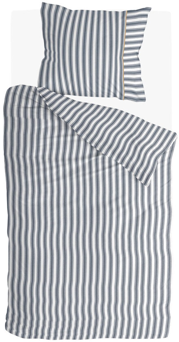 Walra Dekbedovertrek Refined Lines - 140x220 - Blauw