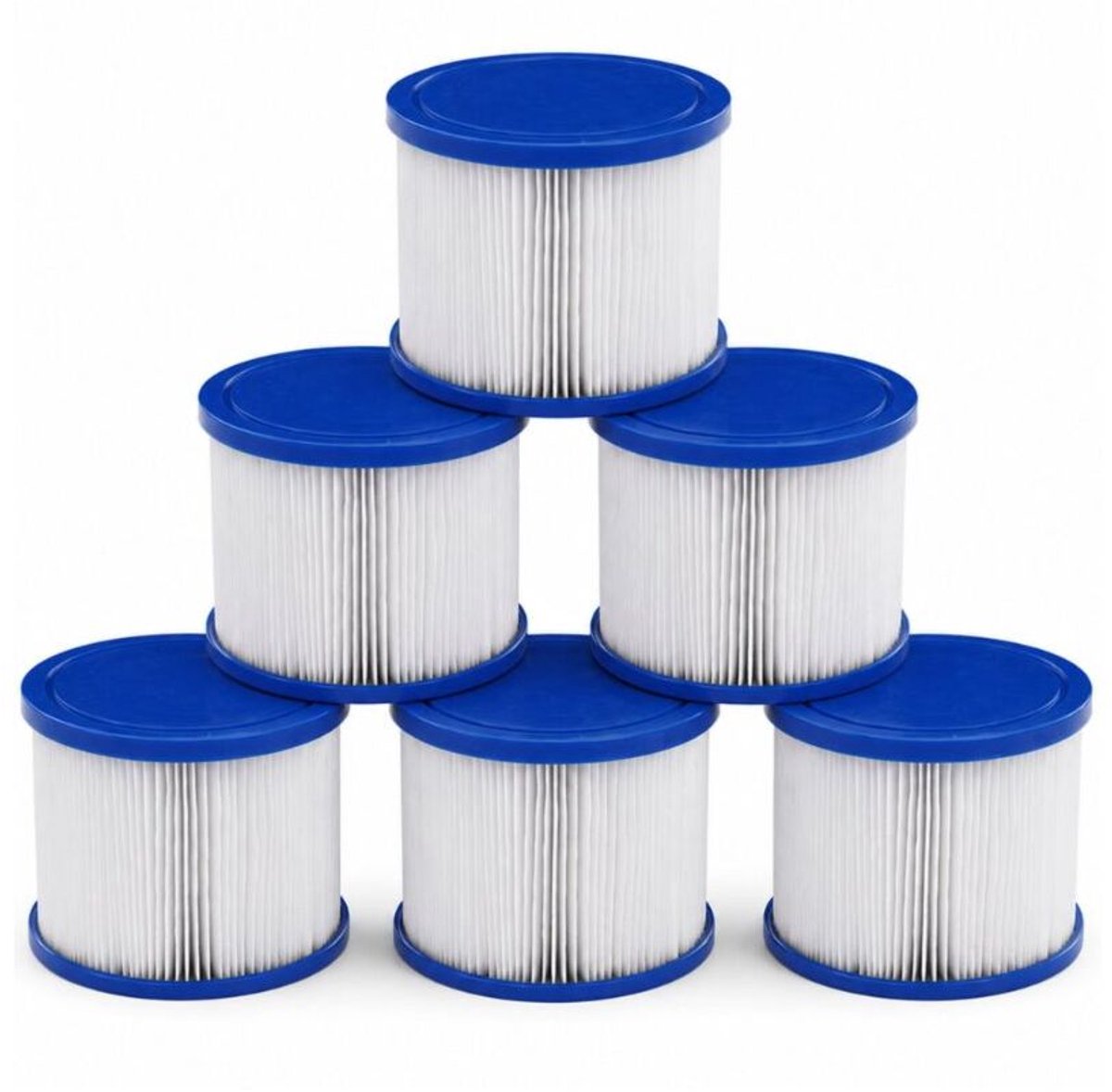 Xqmax - Zwembadfilter | 6 x filterpatronen Spa whirlpools | antimicrobiële filter