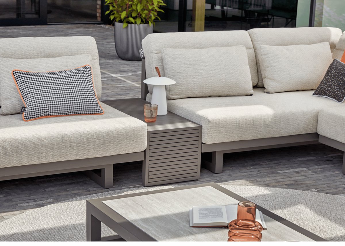Apple Bee Santorini Loungeset 6-delig Nr.5 - Links Lang - 318 x 239 cm