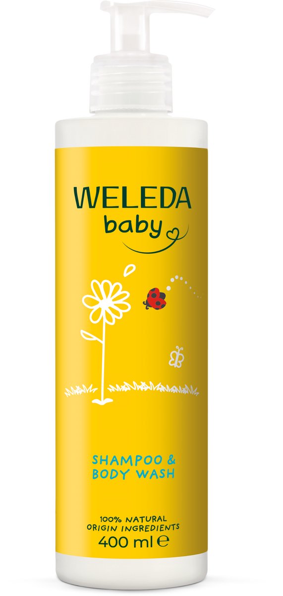 WELEDA Baby Verzorging Voordeelbundel - Musthaves voor de Dagelijkse Babyverzorging - Calendula Babyshampoo & Body Wash 400ML, Calendula Billenbalsem 75ML & Calendula Verzorgende Babyolie - Verzorgen, Verzachten & Beschermen van de Kwetsbare Babyhuid — afbeelding 5