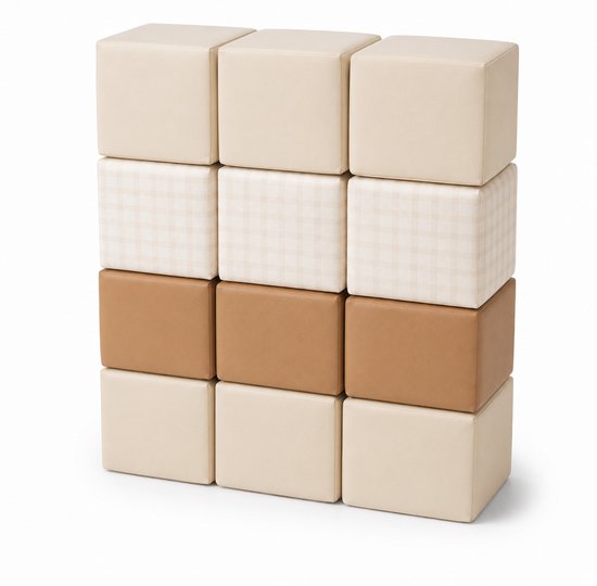 LiasToys® Foam Stapelblokken 12-delig - Zachte Speelblokken - Baby Speelgoed 6 maanden - Educatief Speelgoed - Stapeltoren - Bouwblokken - Foam Blokken - Montessori Speelgoed - Sensorisch Speelgoed Baby van LiasToys — afbeelding 3