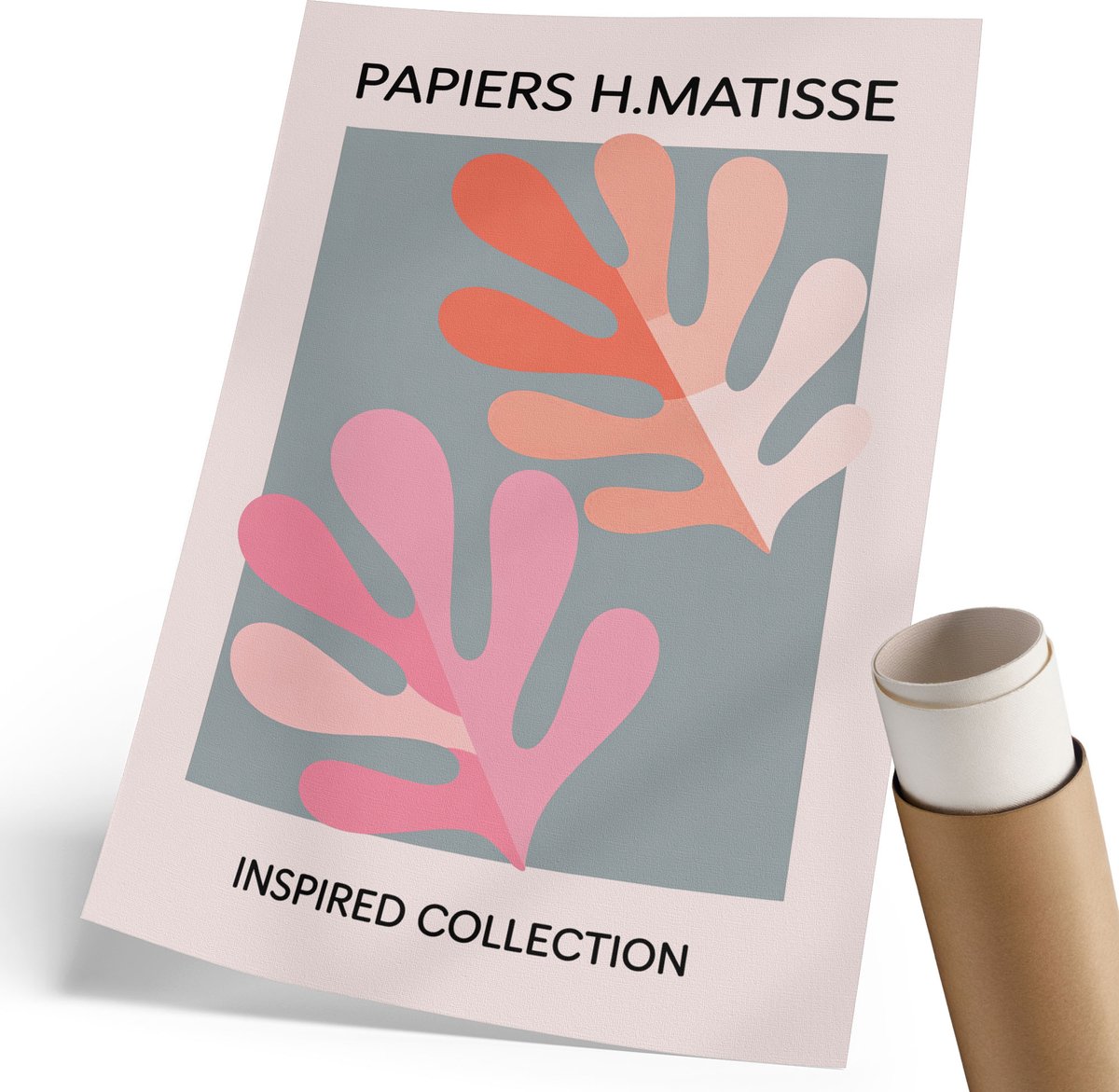 Coloray Polycanvas Wandposter - Was Je Handen, Illustratie - 420 x 594 mm - Oranje Wanddecoratie - Rechthoek - Canvasposter - Woonkamer, Slaapkamer, Kantoor - Humoristisch