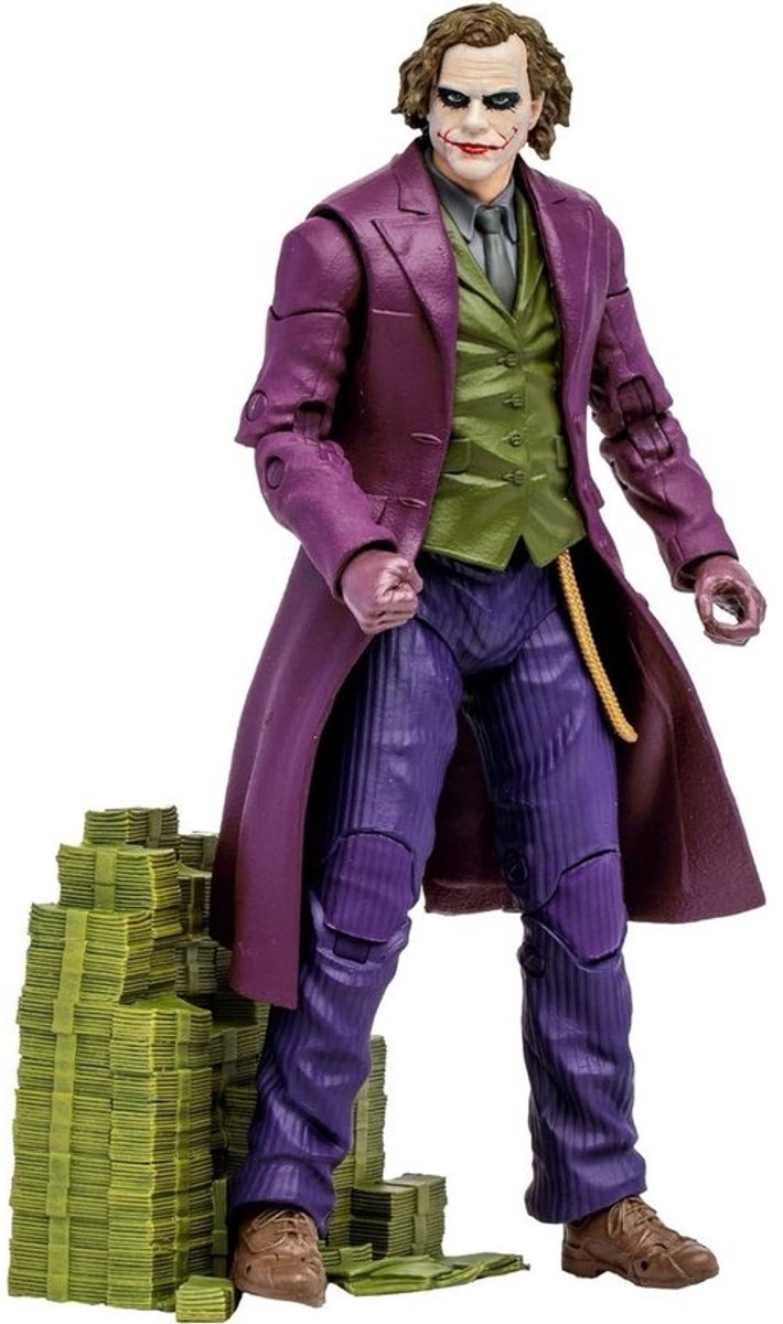 Actiefiguur Joker - Speelfiguur DC - Verzamelen en displayen - Gedetailleerd ontwerp - 7 Inch - Meerkleurig