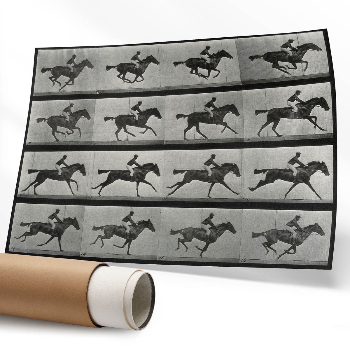 Coloray Polycanvas Wandposter - Kruis Op De Rots, Fotografie - 594 x 840 mm - Blauw Wanddecoratie - Rechthoek - Wandkunstwerk - Slaapkamer - Klassiek