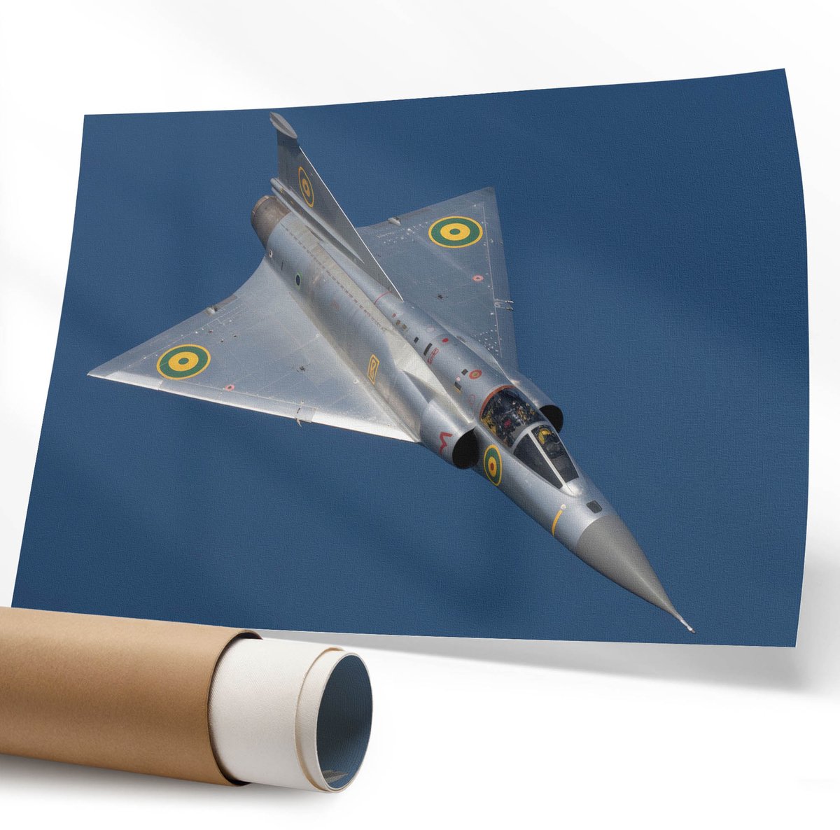 Coloray Canvas Poster Polycanvas - Bospad, Fotografie - 594 x 840 mm - Groen Poster - Rechthoek - Decoratieve poster - Kantoor - Klassiek
