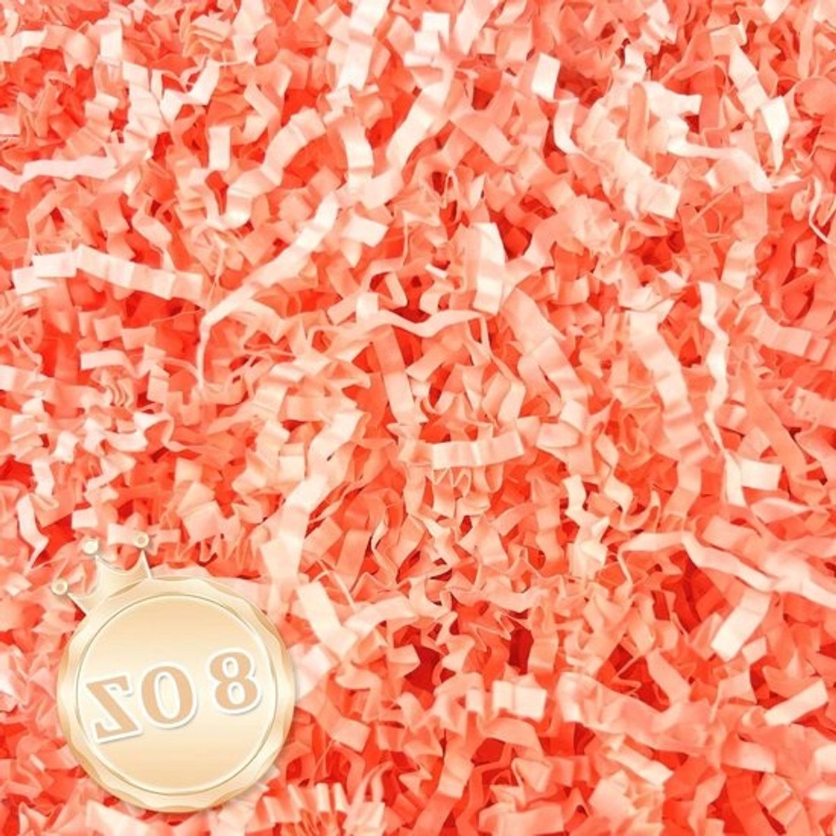Crinkle Papier Shred - Versnipperd Vulmiddel - Geschenkverpakking - Fluorescerend Roze - 227g - Roze