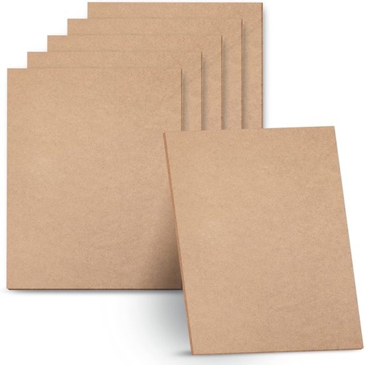 Hardboard Platen - Alternatief Canvas - Kunst Maken - Langdurige Stabiliteit - 9x12 Inch - Bruin