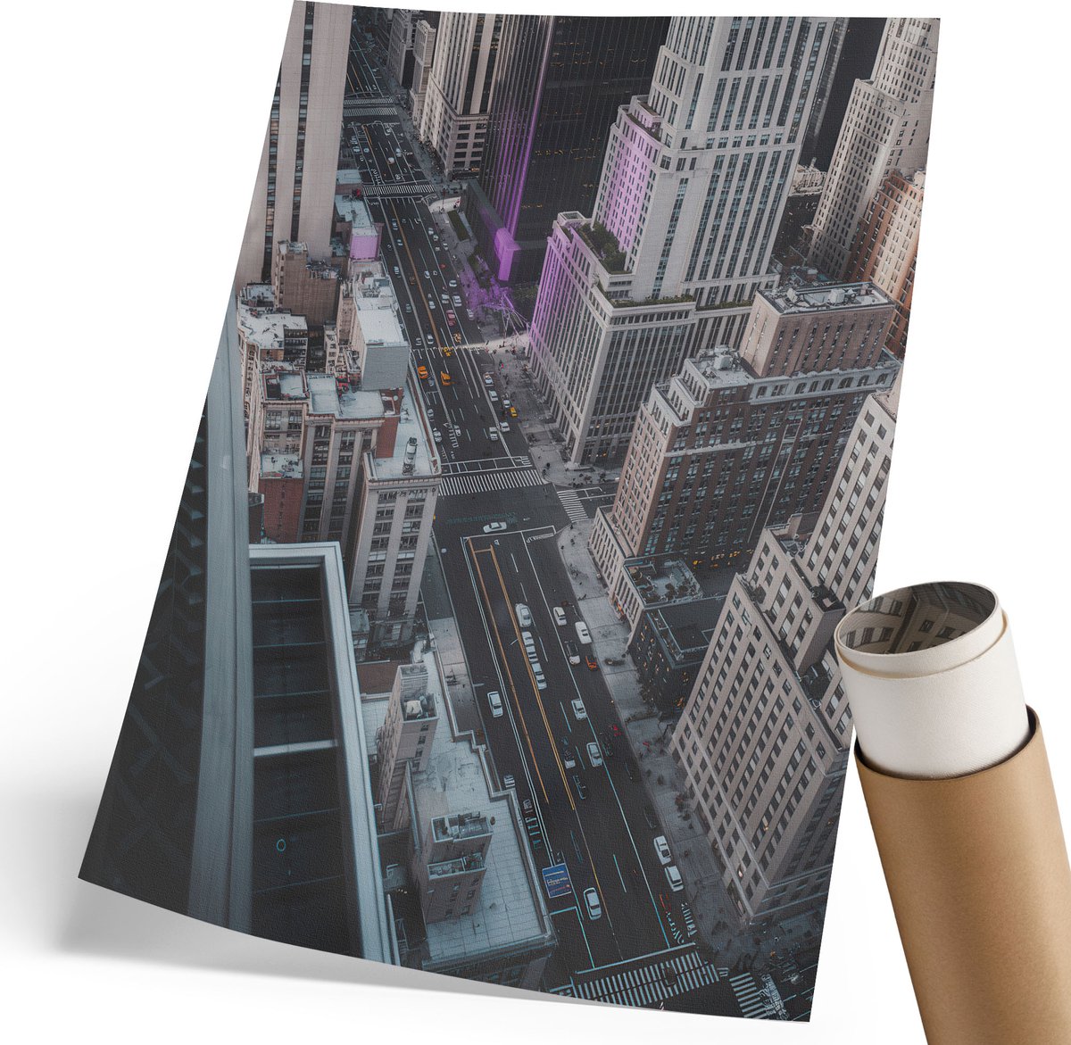 Wallfluent Polycanvas Wandposter - Bierhaus Poster, Poster - 297 x 420 mm - Zwart Wandposter - Rechthoek - Muurkunst - Woonkamer, Slaapkamer, Kantoor - Modern