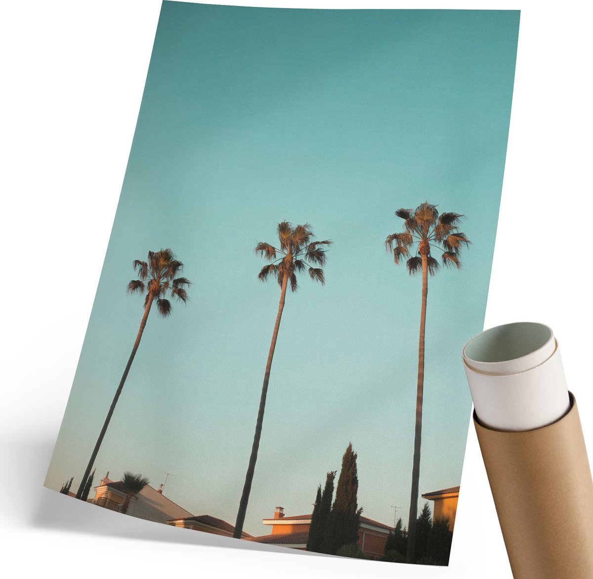 Wallfluent Polycanvas Poster - Twaalf Profielen, Illustratie - 297 x 420 mm - Beige Motief - Rechthoek - Muurdecoratie - Woonkamer, Slaapkamer, Kantoor - Klassiek