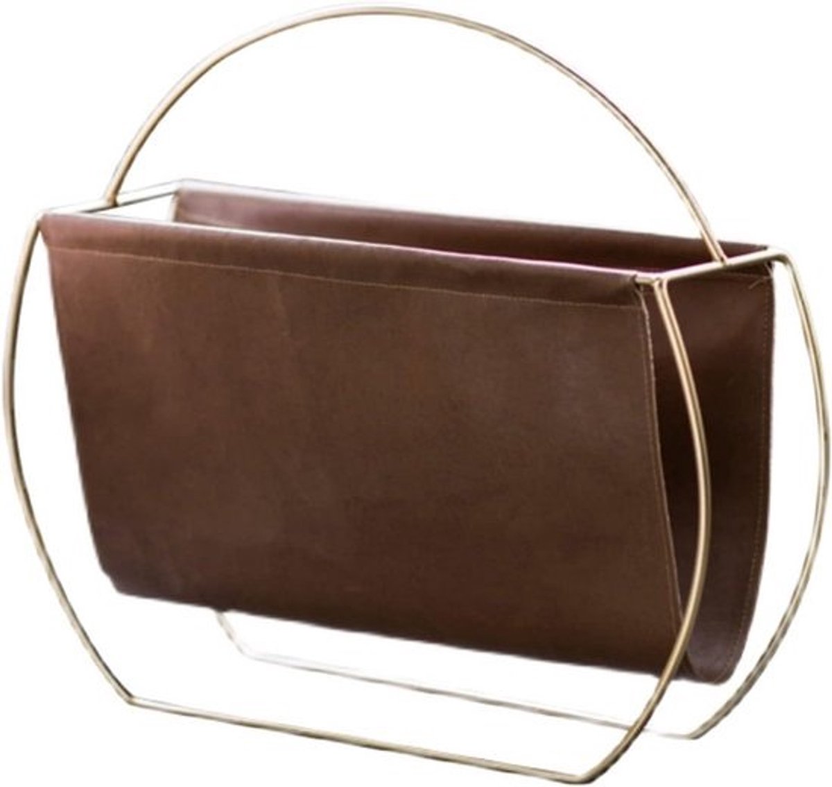 Vinyl Opbergrek - LP Houder - Muziek Collectie - Smeedijzeren Frame - 46x40x12cm - Zwart