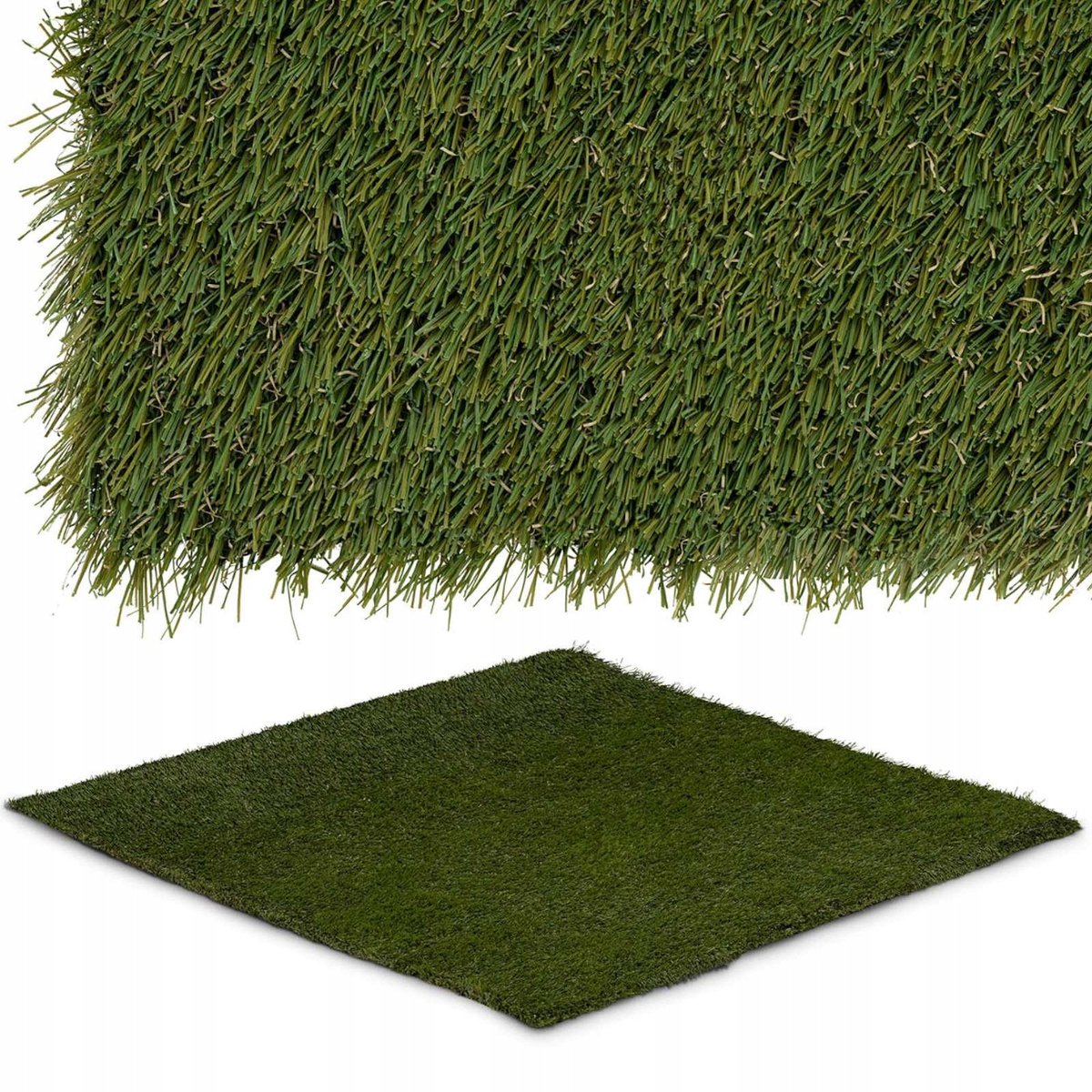 Merkloze kunstgras voor balkon & terras - Zacht, 30 mm hoog, 100x100 cm