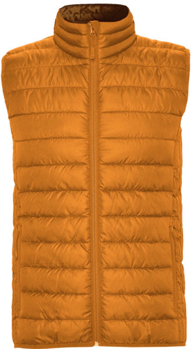 Curry gewatteerde bodywarmer met polyester dons model Oslo merk Roly 3XL Geel