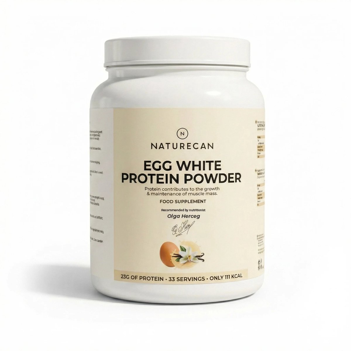 Naturecan Egg Protein - 500 g - Kippeneiwit - Zuivelvrij