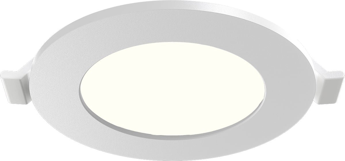 LED Downlight Inbouwspot - Brinton Thin - 3W 220lm 120° Bundelhoek - Natuurlijk Wit 4000K - IP40 - Rond - Wit - Ø85mm Buitenmaat - Ø70mm Zaagmaat