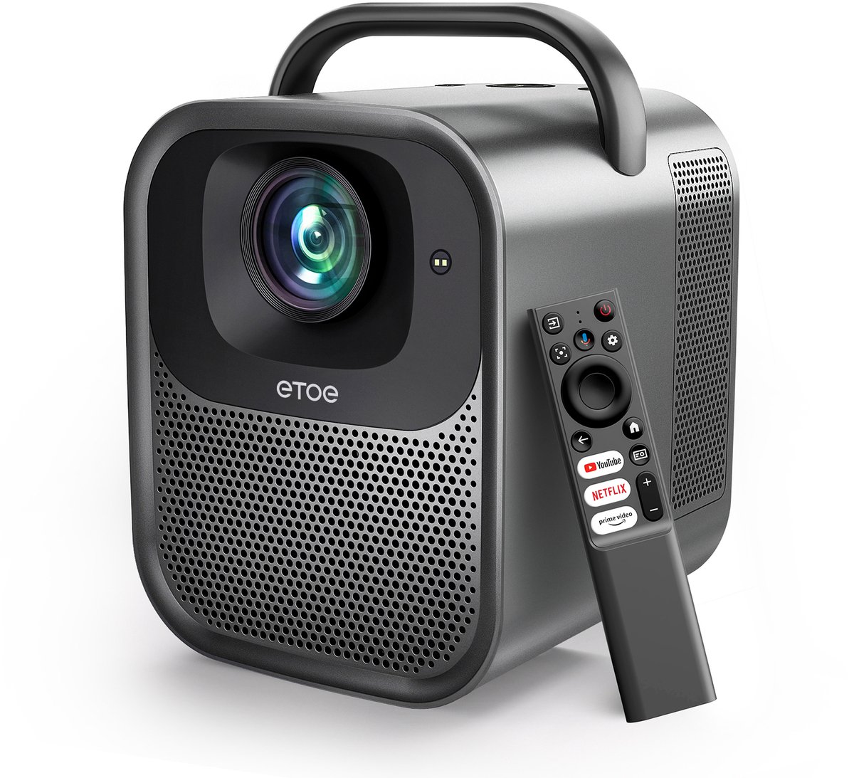 ETOE Seal Pro Beamer - Full HD 1080P - Google TV - 1300 ANSI Lumen - 4K Decodering - Autofocus - 20W Dolby Audio - EU-versie