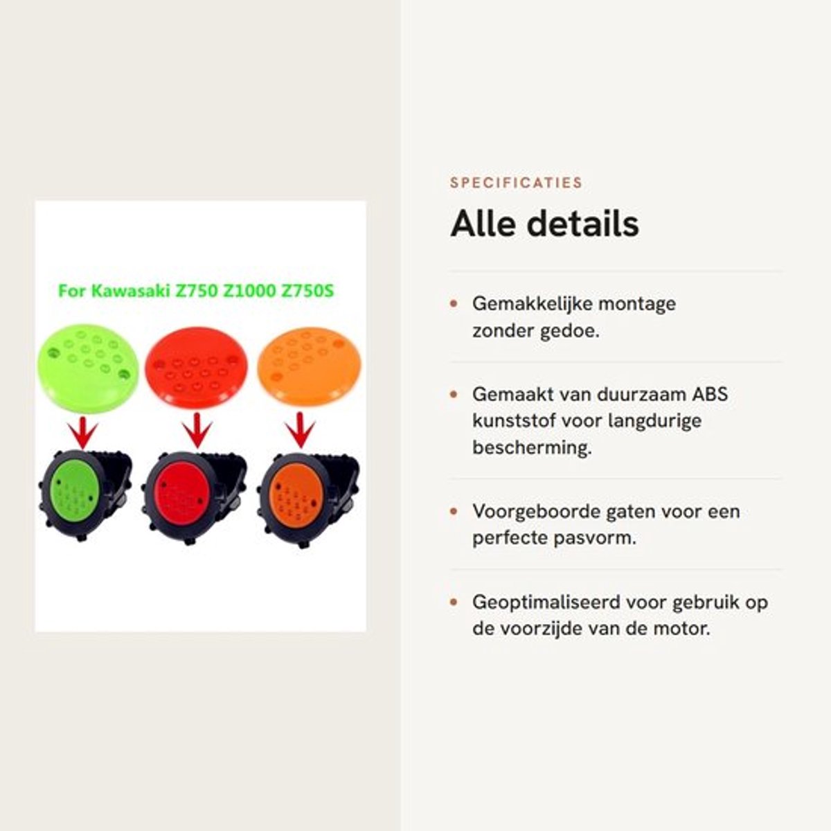 Voor Kawasaki - Dailygoods- Statordeksel Beschermt Motorblok