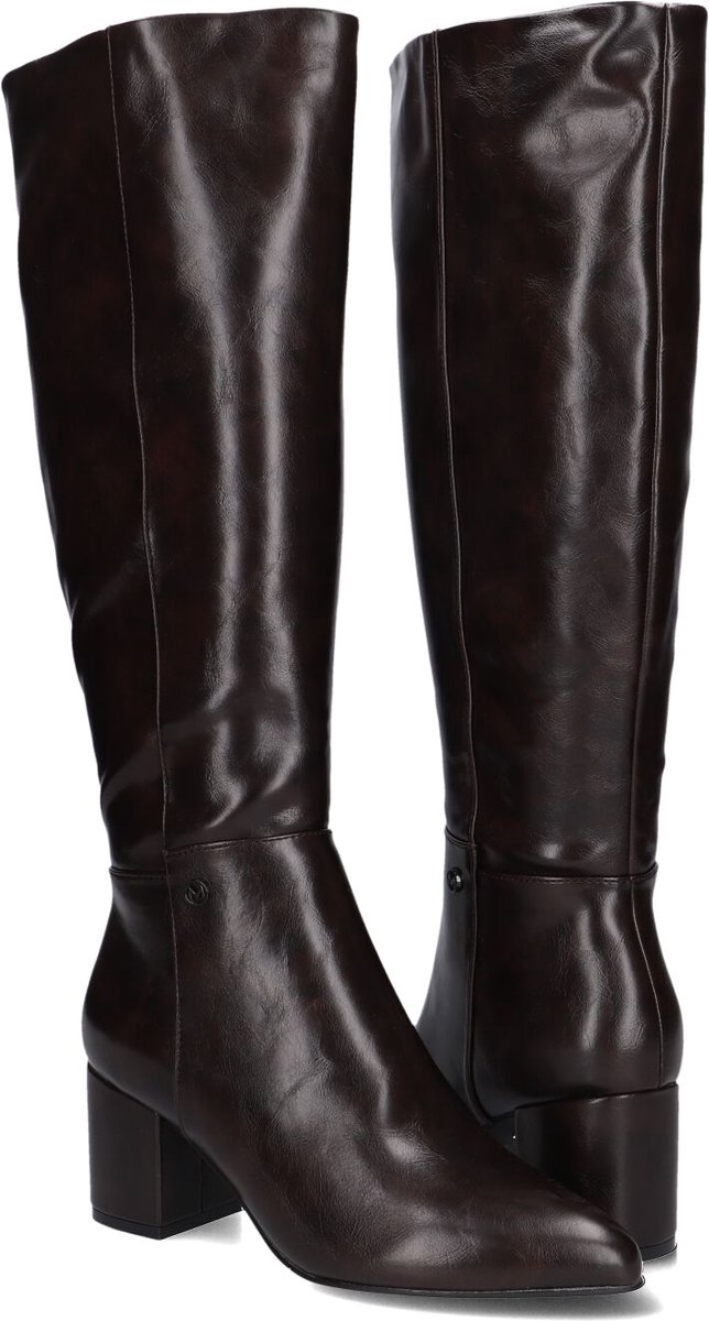 Mexx Pluck Mila Laarzen - Leatherlook - Dames - Bruin - Maat 37