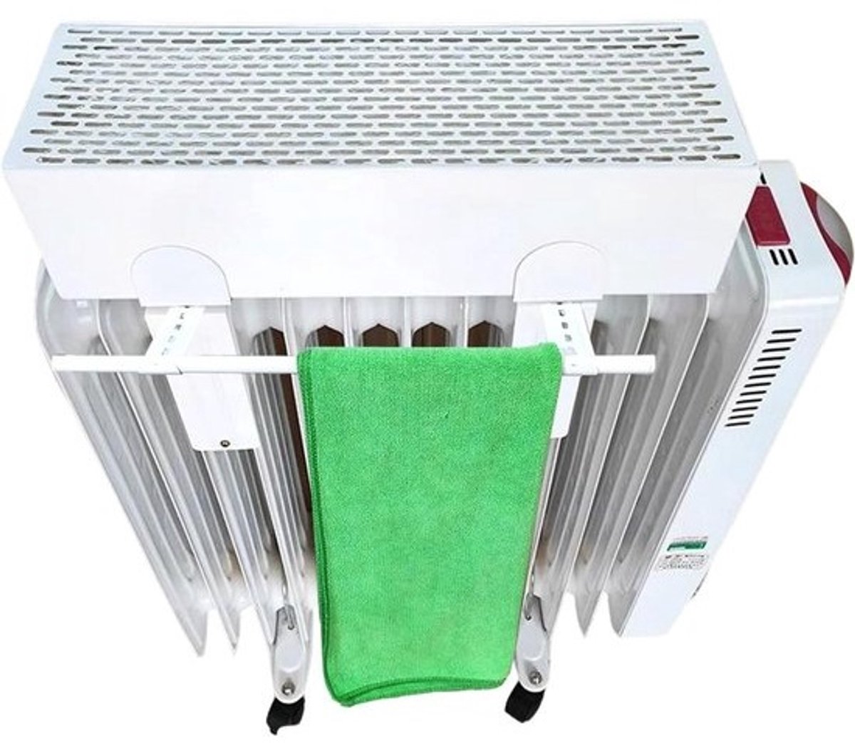 Olie Radiator Luchtbevochtiger - Aluminium Bevochtiger - Droge Lucht Bestrijden - Honingraatfilter Ontwerp - 80 cm - Aluminium