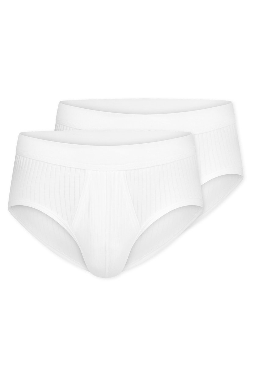 Schiesser Authentic Heren Slip - 2 Pack - Wit