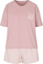 Hunkemöller Pyjama Set with Short and T-shirt Roze