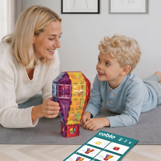 Coblo Bouwkaarten- Educatieve Opdrachten - Montessori speelgoed - STEM speelgoed - Cadeau kind - Speelgoed 3 jaar t/m 12 jaar van Coblo — afbeelding 5